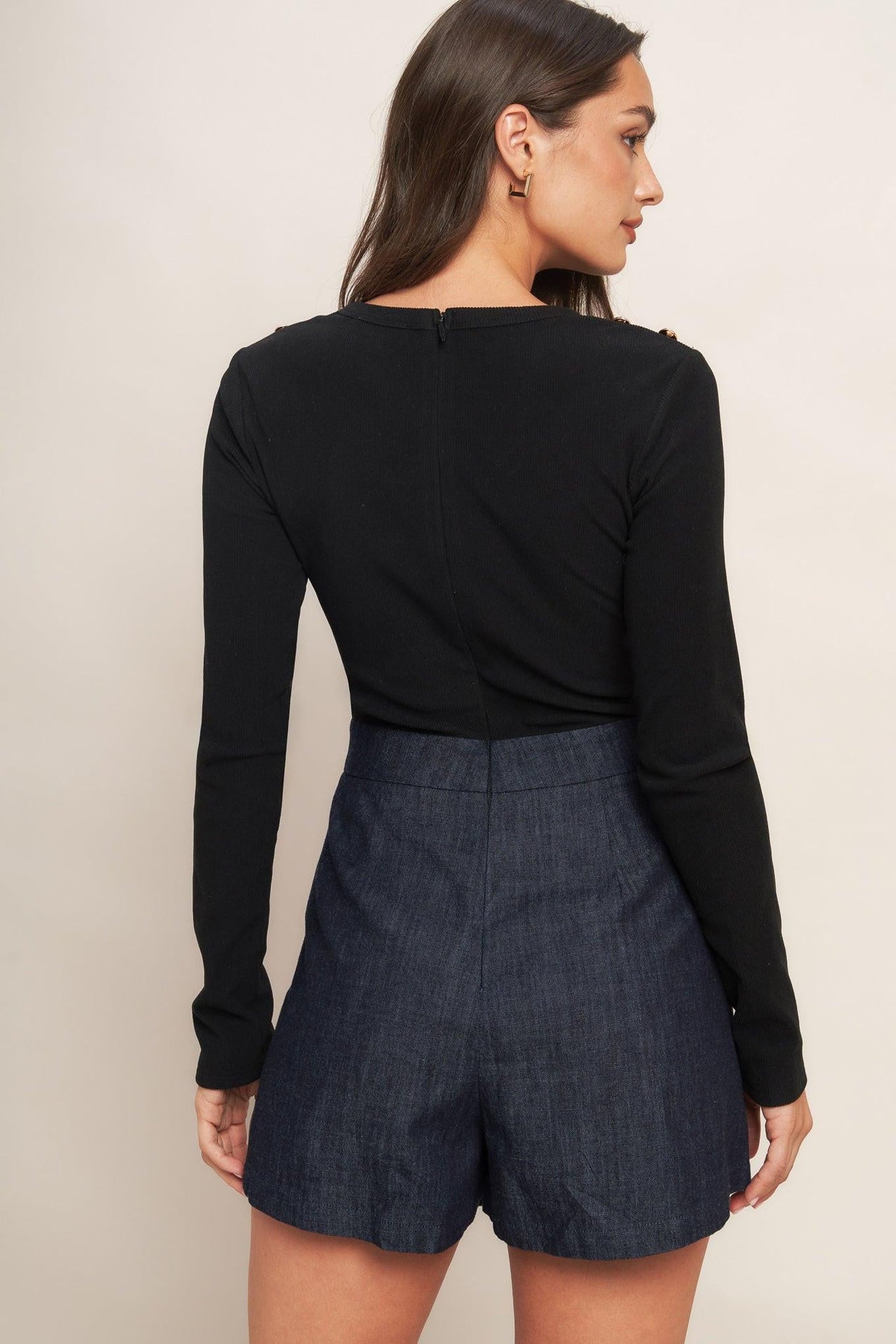 MODERN STAPLE WOVEN COMBINATION ROMPER