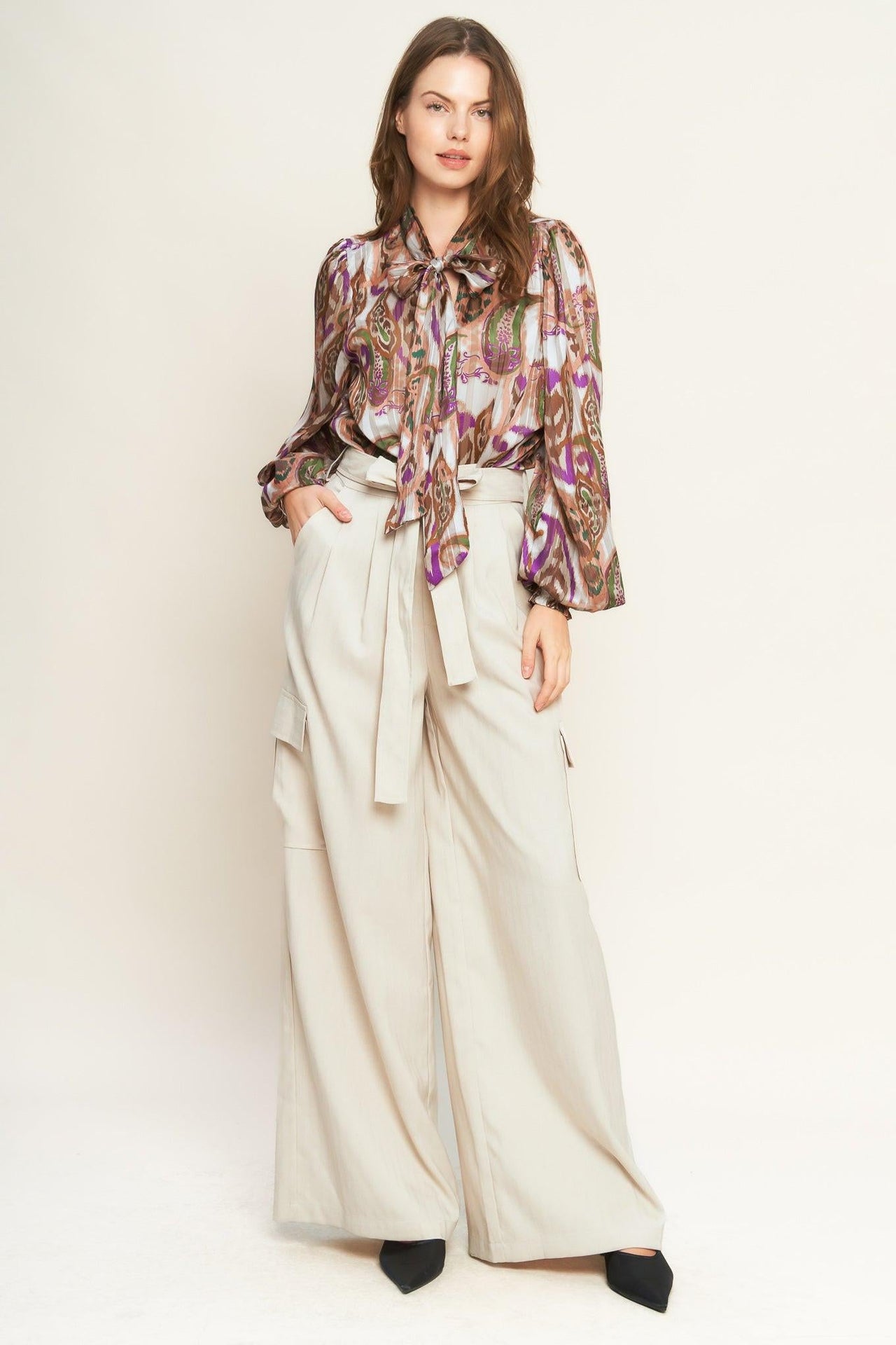 TRY AND TRY AGAIN WOVEN TOP
