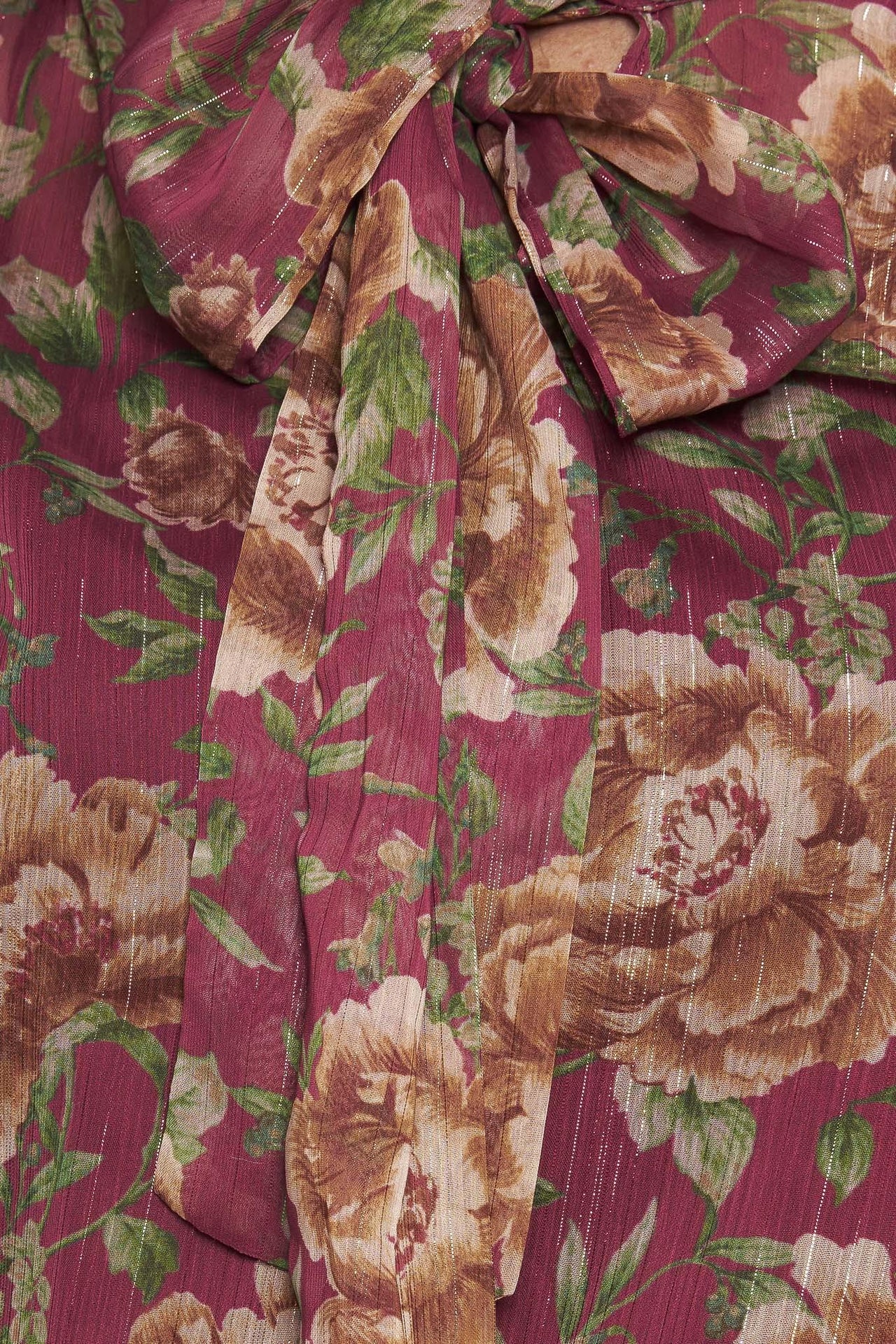 WHISPERING GARDEN WOVEN TOP