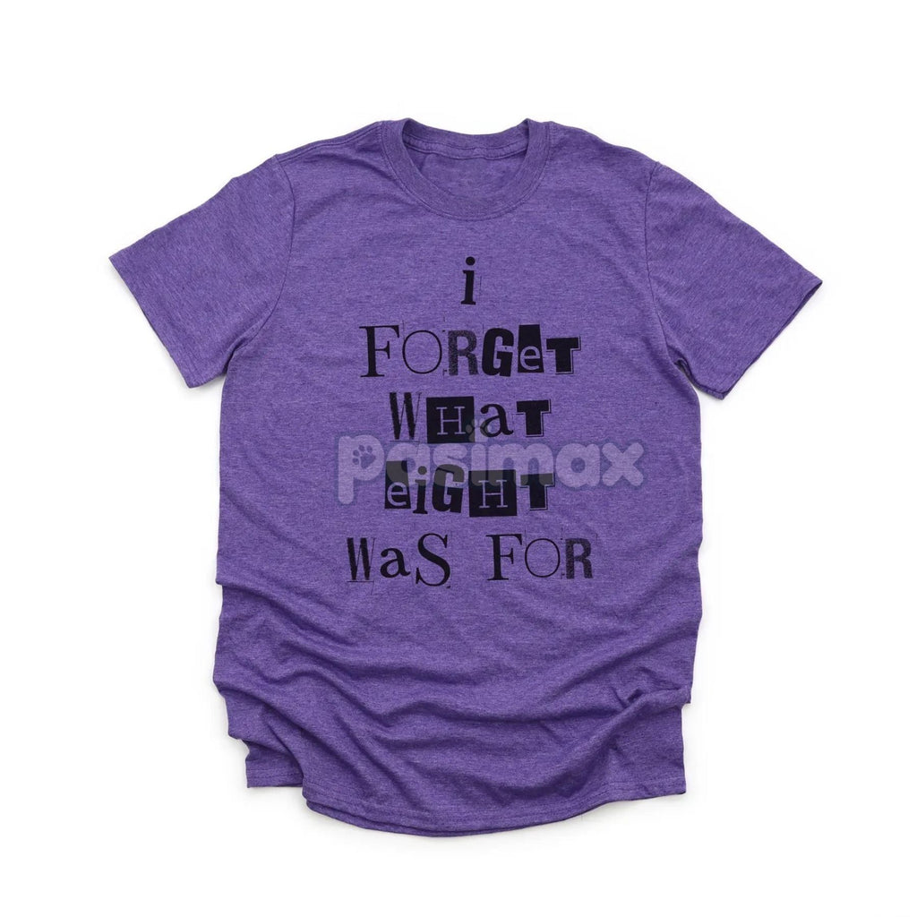 'I Forget What Eight Was For' Subversive T-Shirt – Violent Femmes Lyric Tee, Cult Classic Alternative Music Merch, Acoustic Punk Apparel