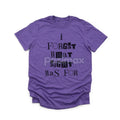 'I Forget What Eight Was For' Subversive T-Shirt – Violent Femmes Lyric Tee, Cult Classic Alternative Music Merch, Acoustic Punk Apparel