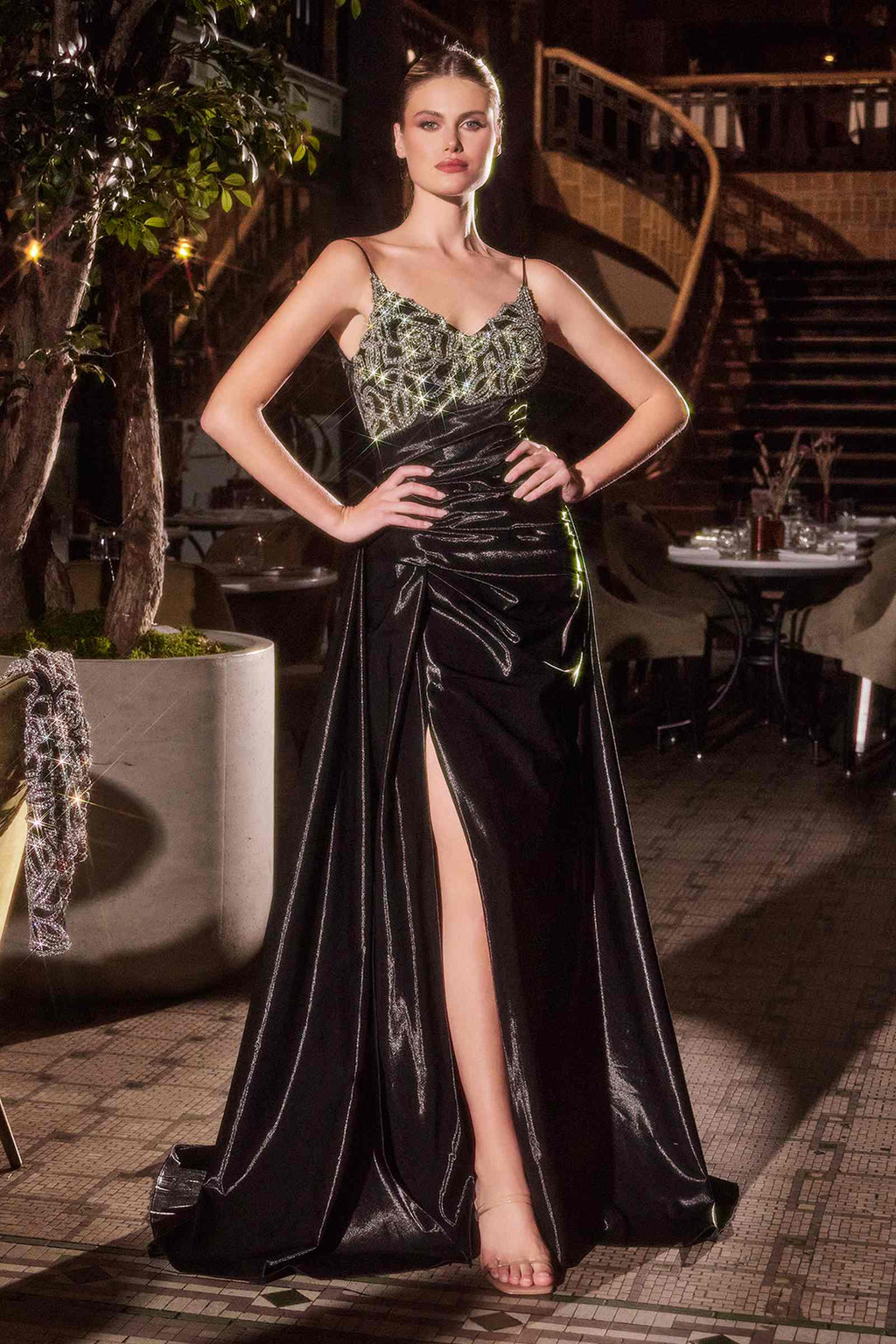 Ladivine J882 Formal Mother of the Bride Gown with Removable Jacket