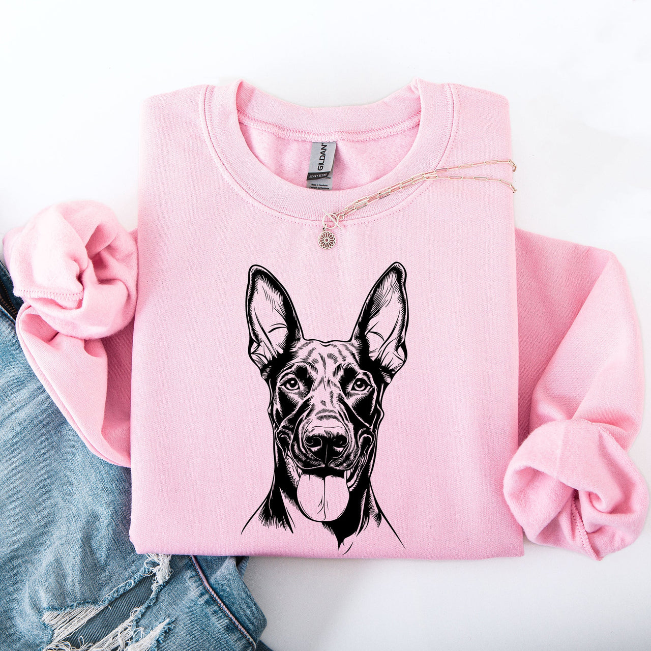 Doberman Dog Breed Enthusiast Celebration Of Loyal Companions And Majestic Pups Sweatshirt