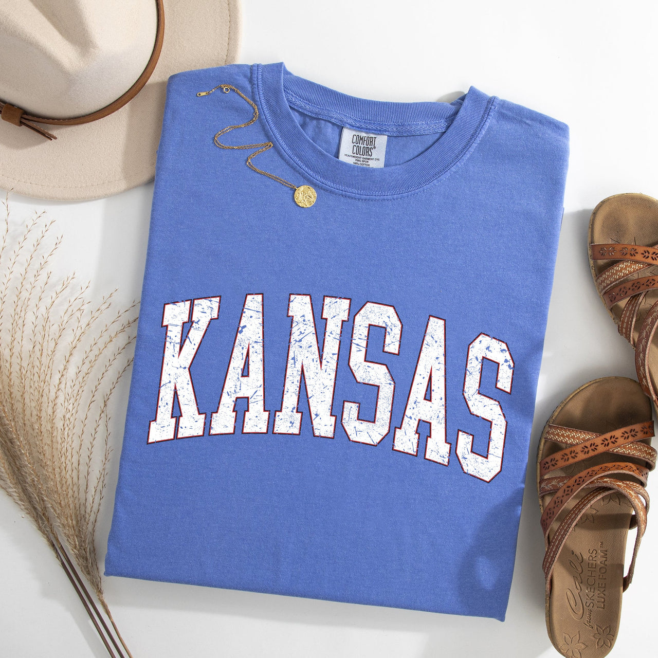 Kansas State University Football Tailgate Party Game Day Big Game Touchdown Comfort Colors Tee