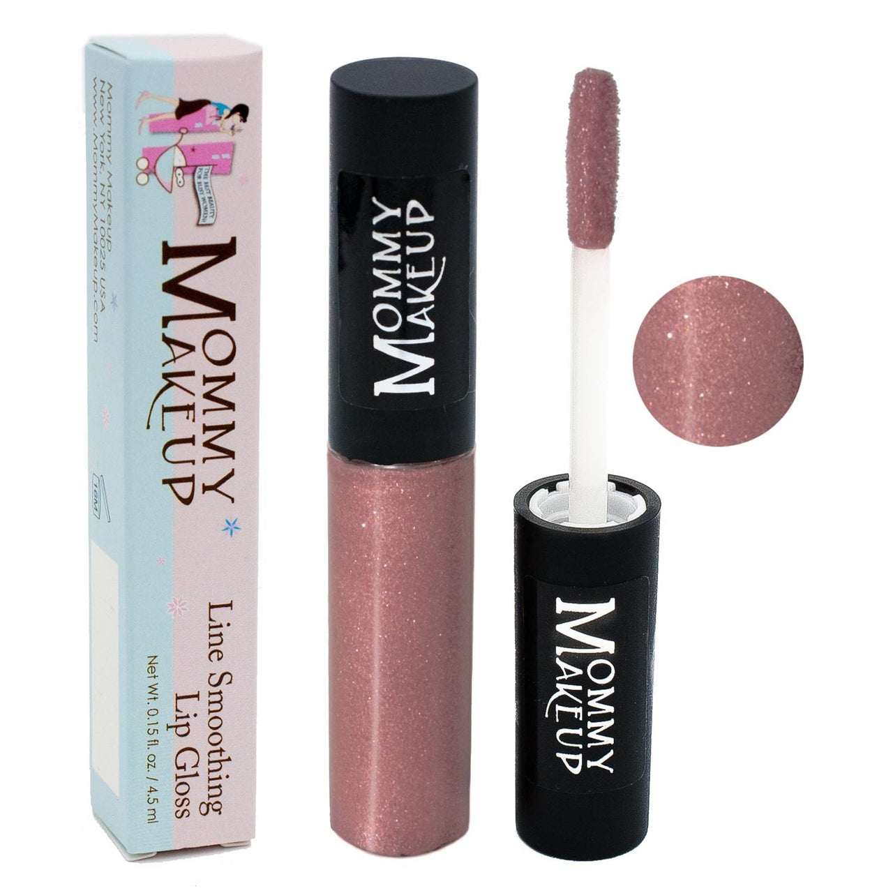 Line Smoothing Lip Gloss | Paraben-free Plumping Gloss - Model Mauve