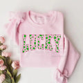 Lucky Clover Sweatshirt: Cute St. Patrick’s Day Green Shamrock Crewneck