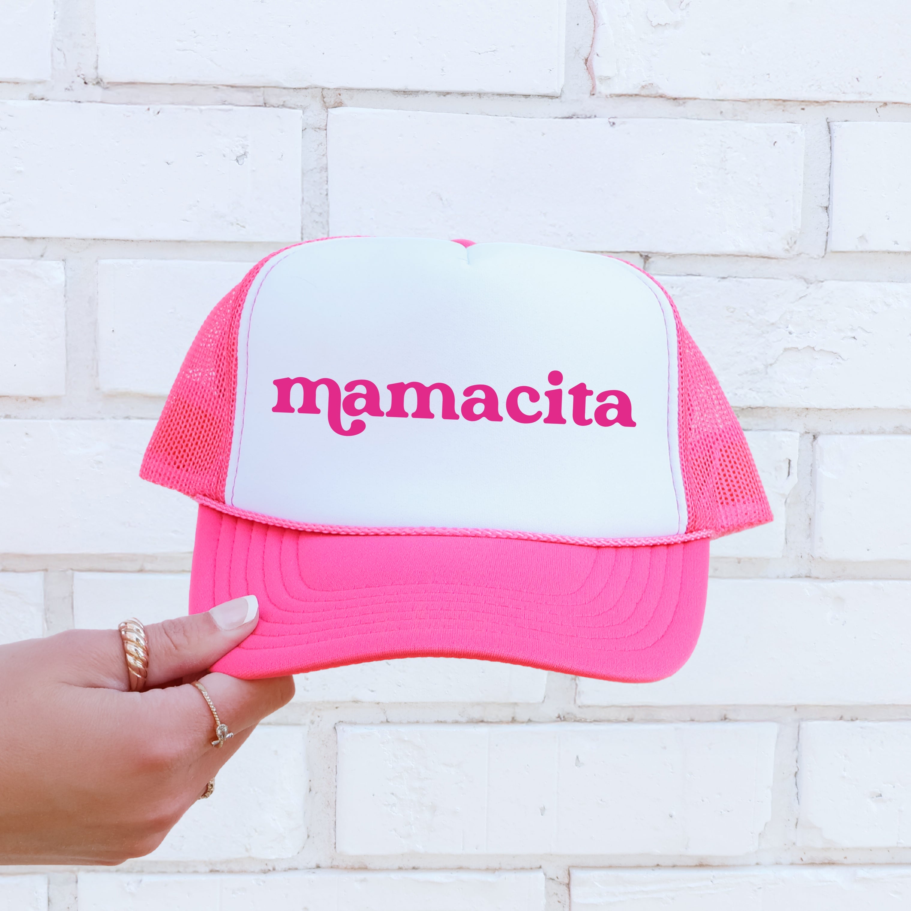 Mamacita, Sassy, Funny Graphic With Bold Colorful Text For Everyday Wear Snapback Trucker Hat