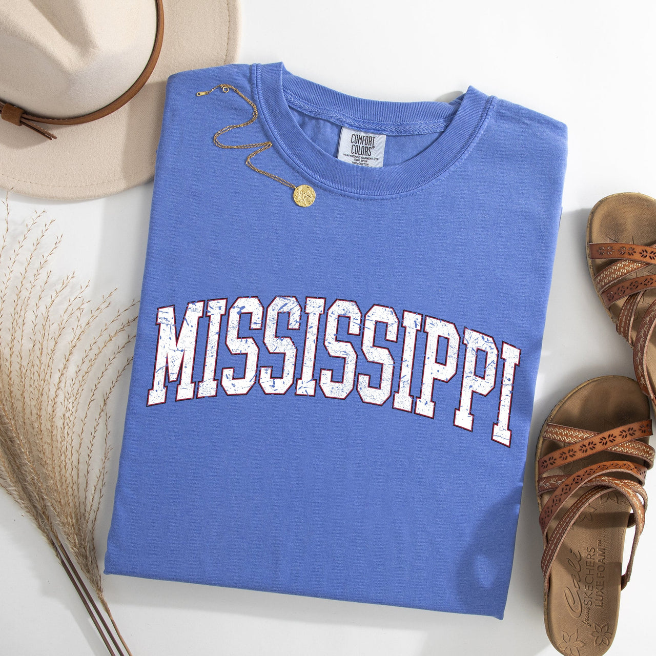 Mississippi State Football Game Day Tailgate Party University Pride Comfort Colors Tee