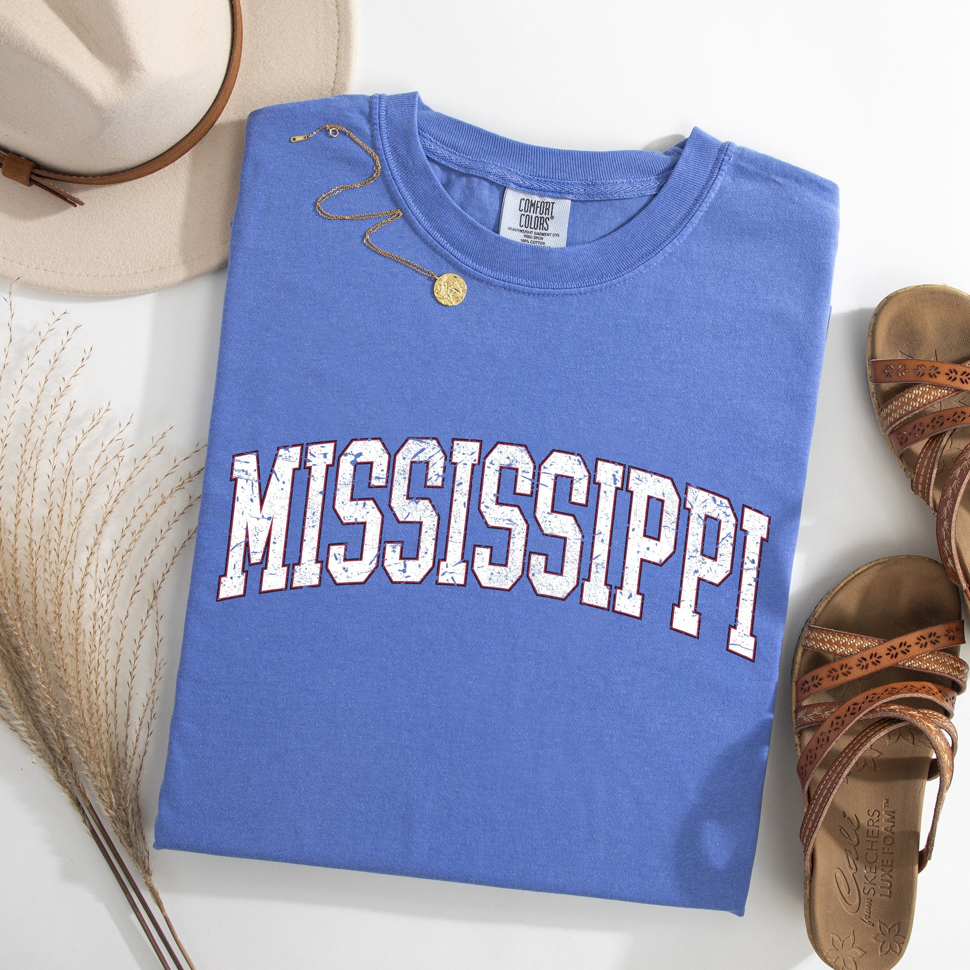 Mississippi State Football Game Day Tailgate Party University Pride Comfort Colors Tee