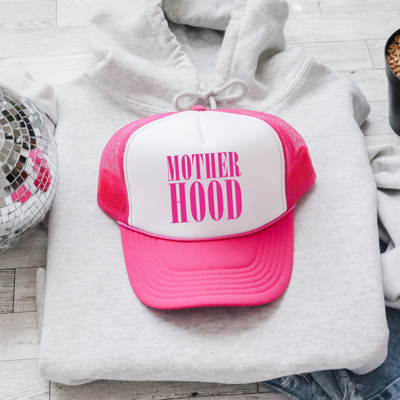 Mother Hood Sassy Bold Statement Making Everyday Vibe With Attitude And Confidence Trucker Hat