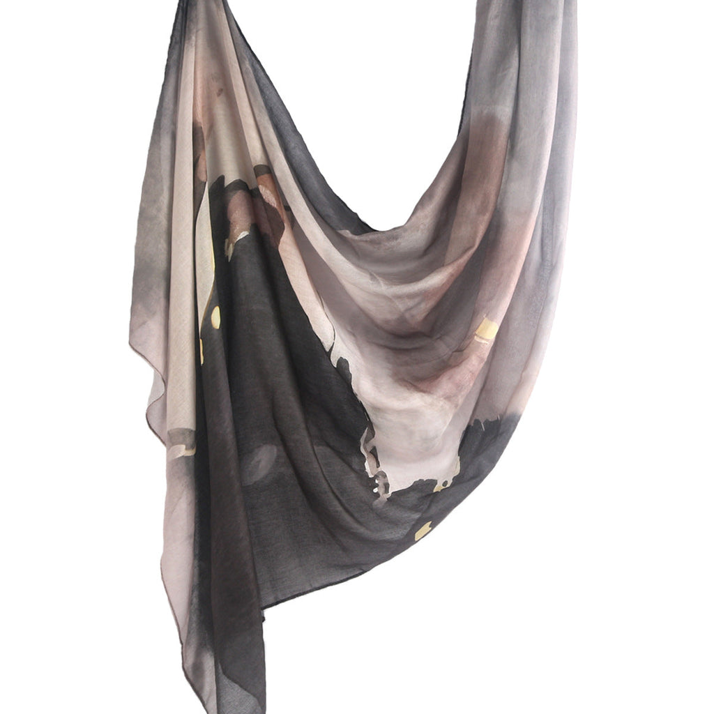 Watercolor Series Printed Headscarf Hijab (MH179)