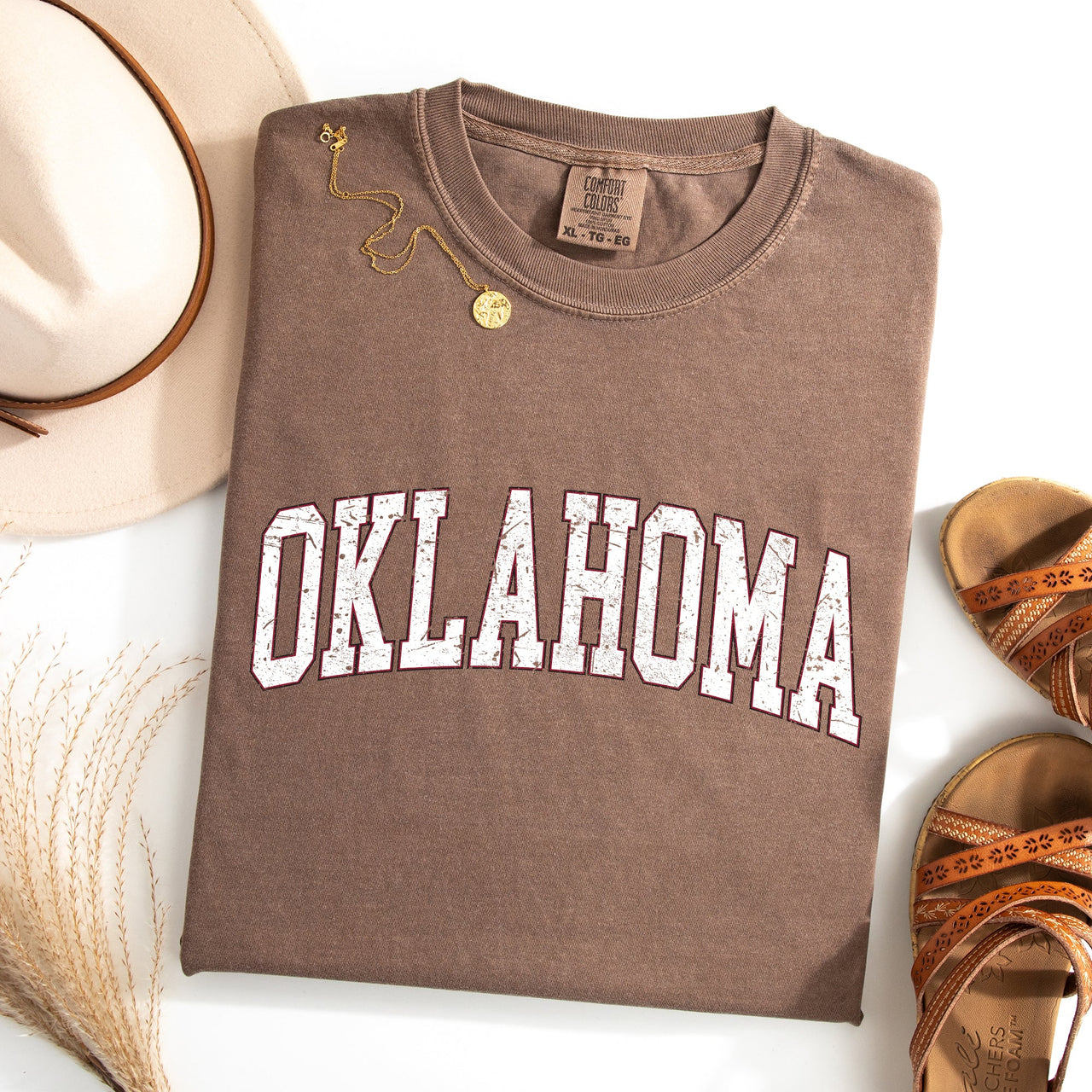 Oklahoma Football Game Day Tailgate Party University State Touchdown Celebrations Comfort Colors Tee