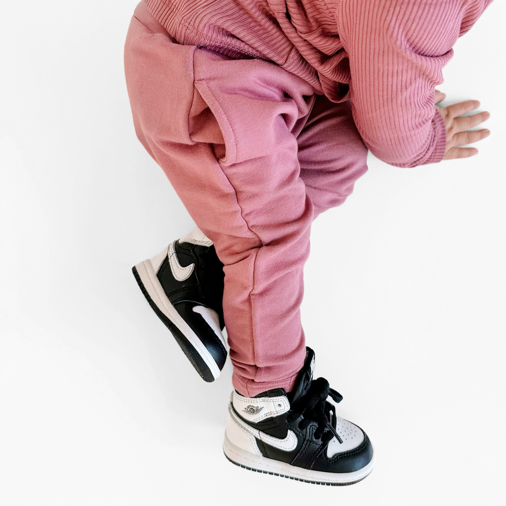HAREM PANTS- Mauve