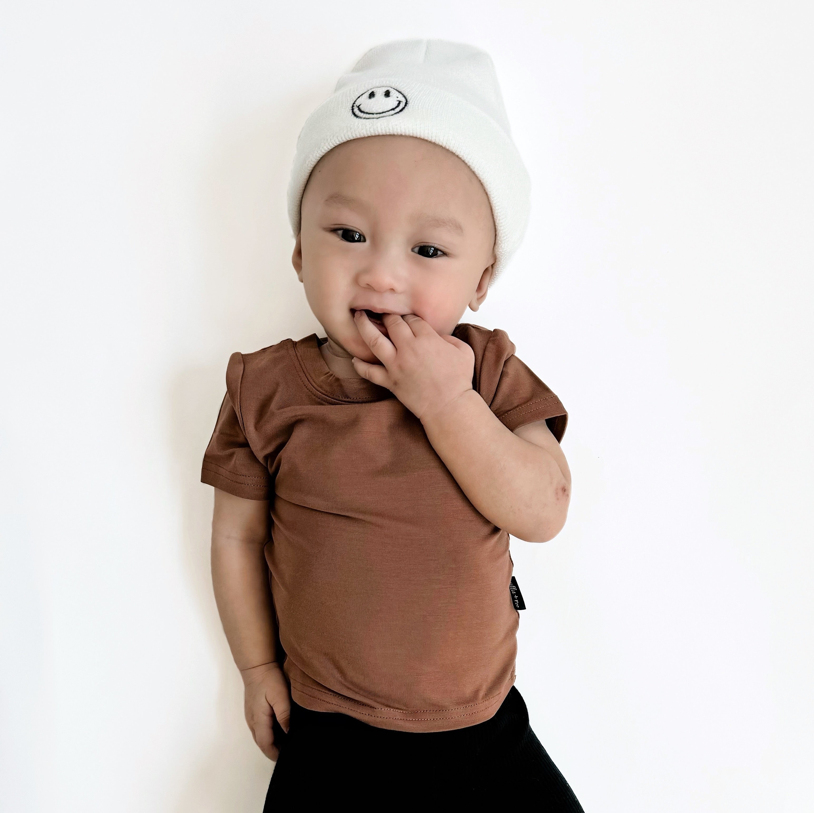 BAMBOO BASIC TEE- Sienna