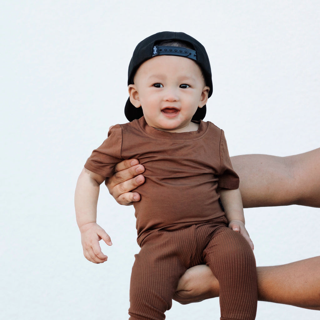 BAMBOO BASIC TEE- Sienna