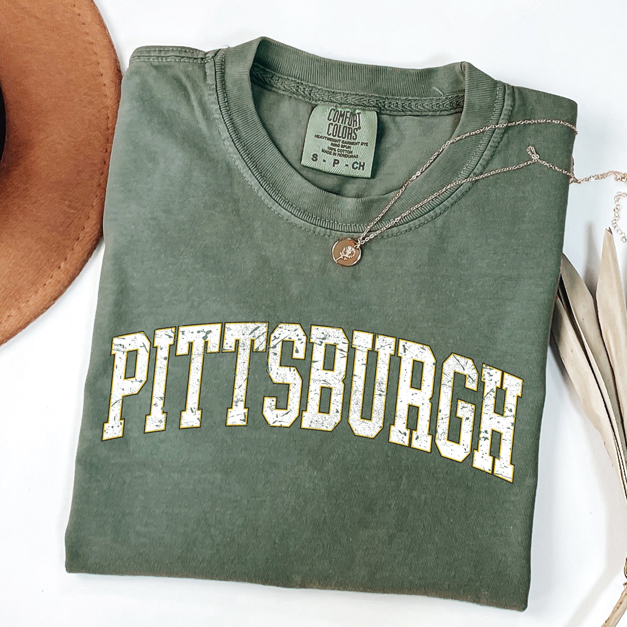 Pittsburgh Football Game Day Tailgate Party State University Pride Comfort Colors Tee