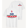 Power Stroke Logo T-Shirt with Lady Graphic - 2-Sided Tee for Truck & Car Enthusiasts, Unisex Style