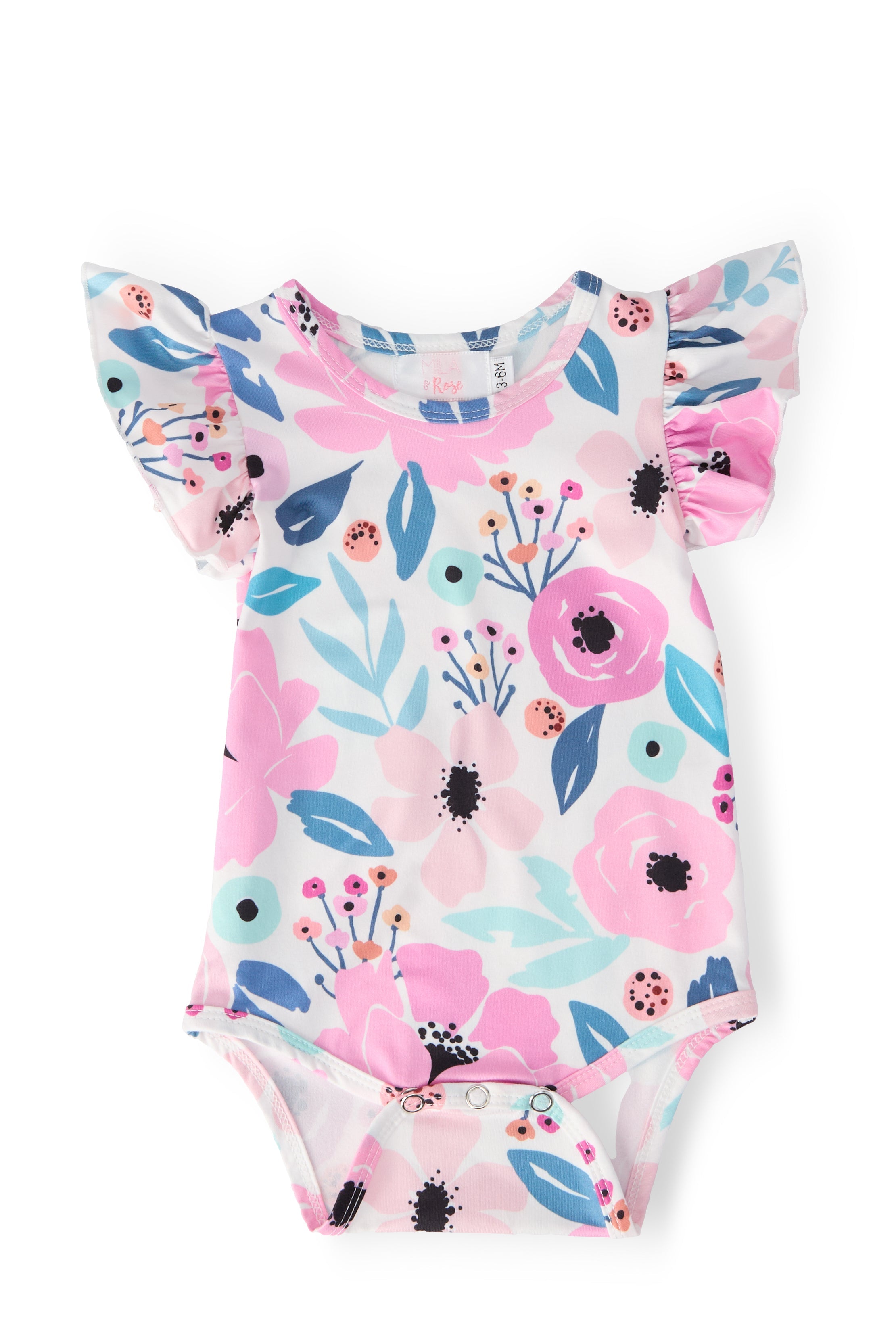 Pretty in Purple S/S Flutter Bodysuit
