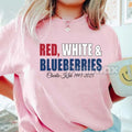 "Red White & Blueberries" Charlie Kirk T-Shirt - 1993-2025 Memorial Freedom Tee, TPUSA Apparel