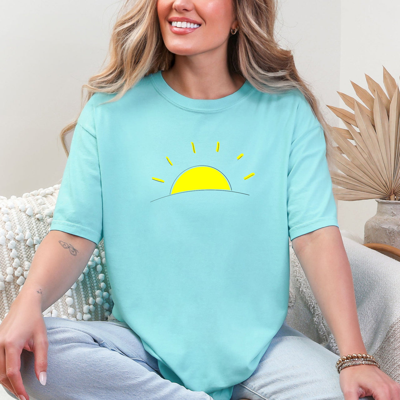 Retro Minimalist Sunset, Beach, Summer Limited Edition Premium Soft Comfort Colors Tee