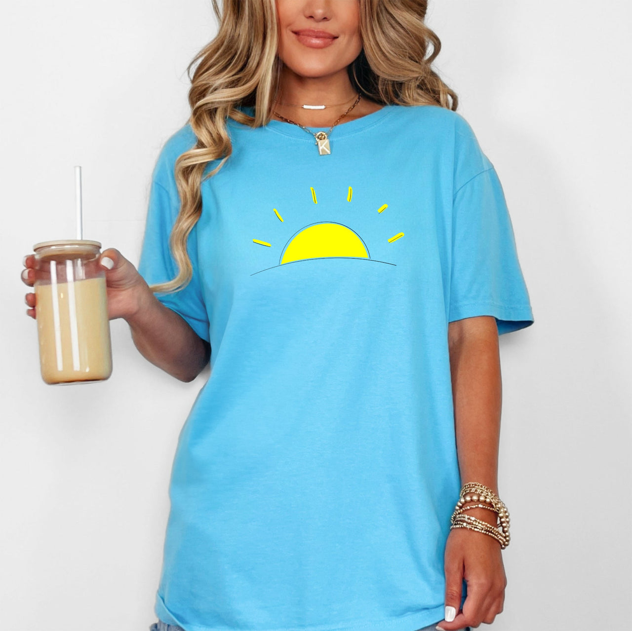 Retro Minimalist Sunset, Beach, Summer Limited Edition Premium Soft Comfort Colors Tee