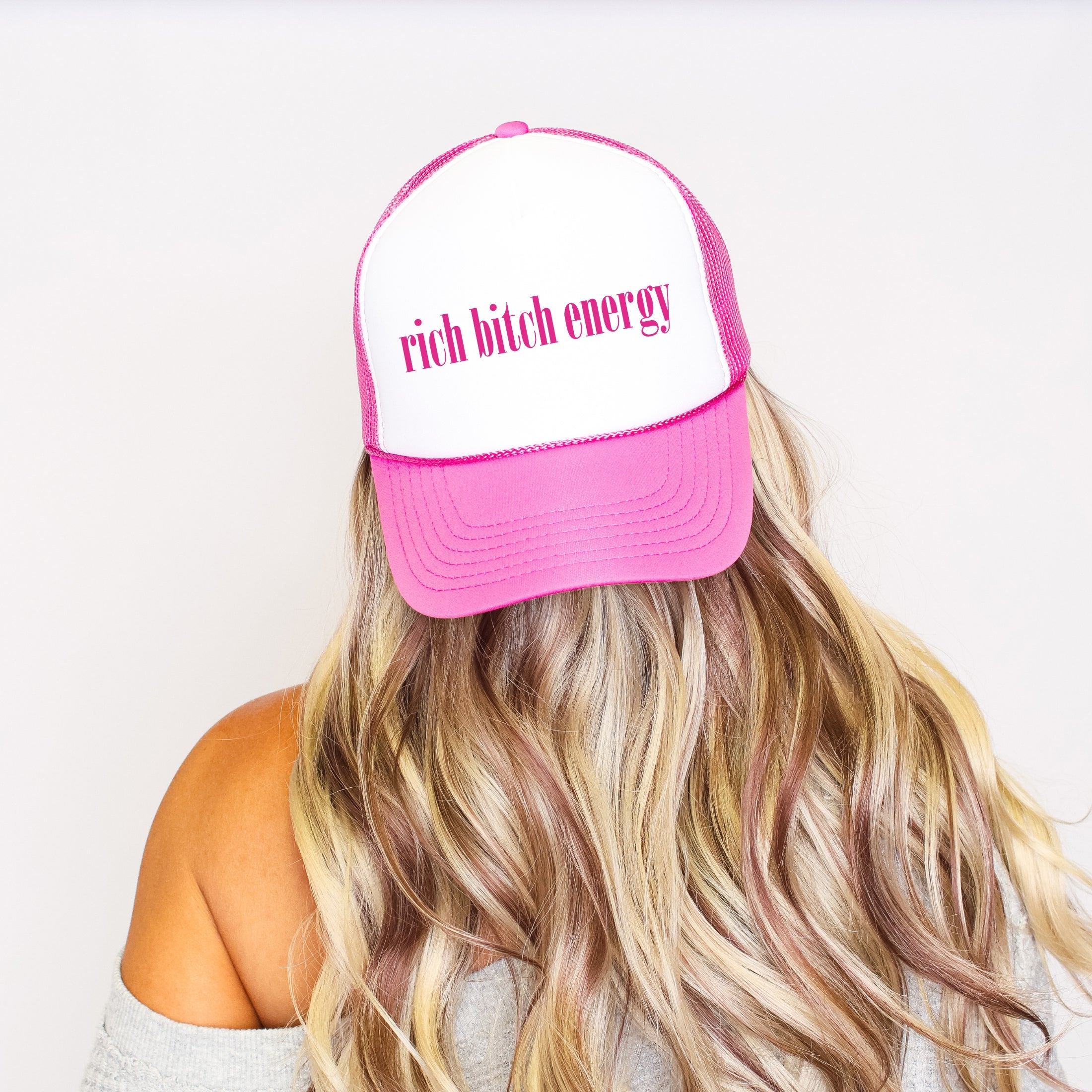 Rich Bitch Energy Trucker Hat