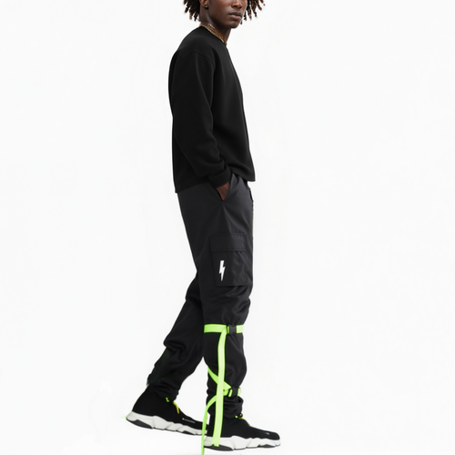 Blank State Men's Swishy Utility Cargo Pants in Black