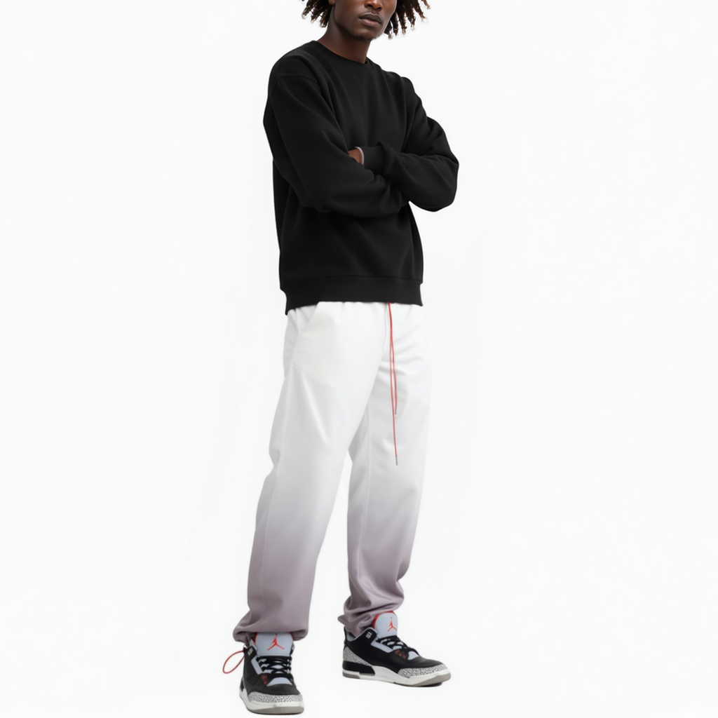 Blank State Men's 3 Stopper Swishy Pants in White Grey