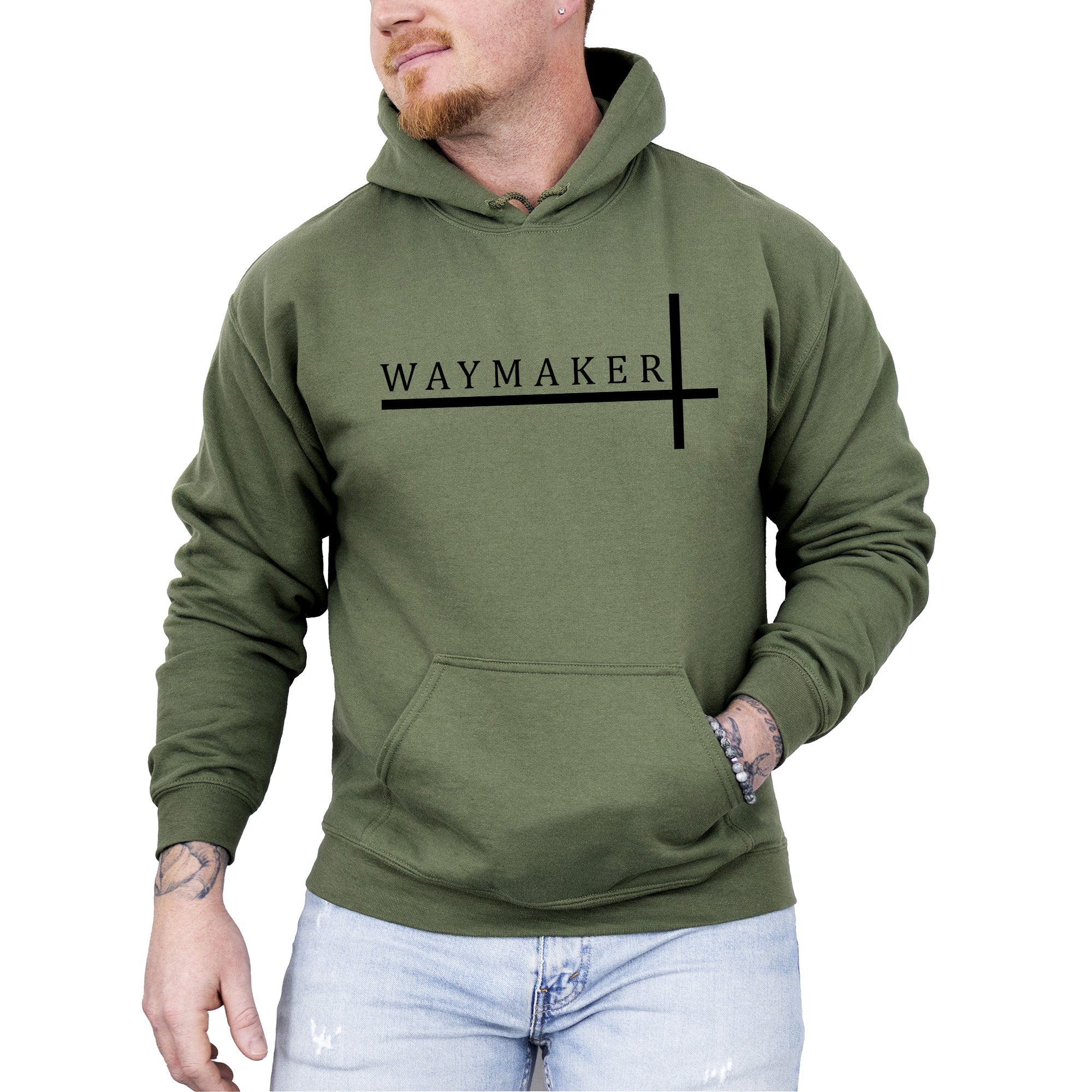Way Maker Faith Jesus Gospel Christian Believer Inspiration For Everyday Praise Hoodie