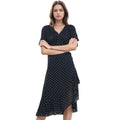 Women's Wrap Asymmetrical Midi Skirt