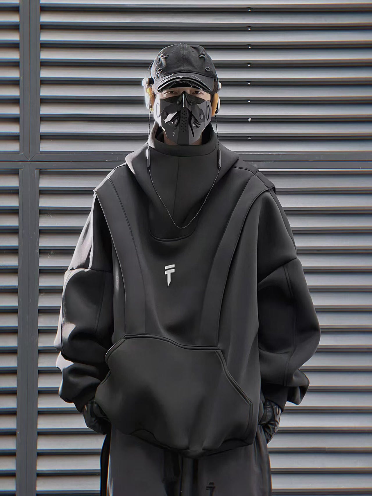 HiH50 Black Nexus Hoodie