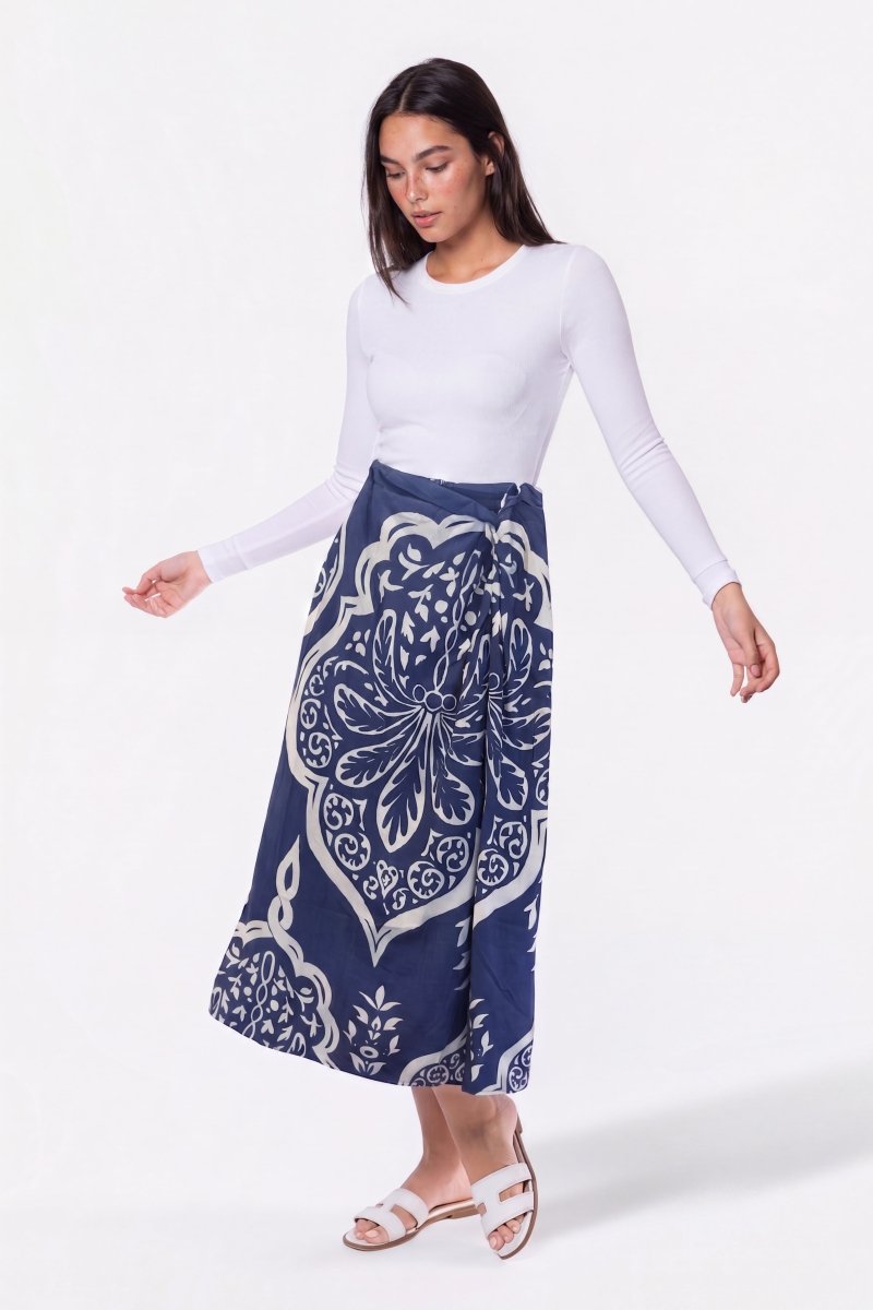 Adalyn Skirt (Navy Pattern)
