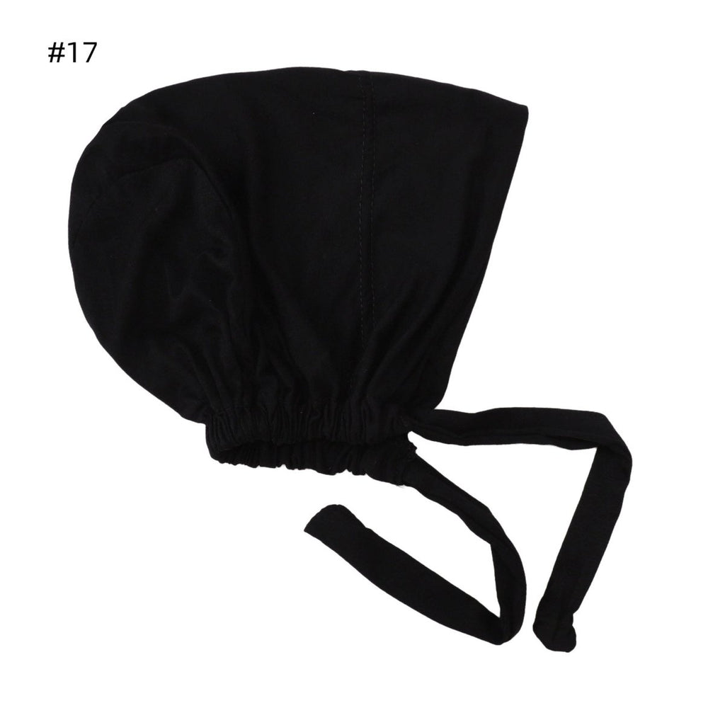 Adjustable Cotton Under Scarf Cap - Breathable Anti-Slip Headband Base for Hijab (MH125)