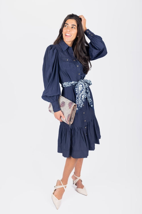 Alex Dress 41" (Navy)