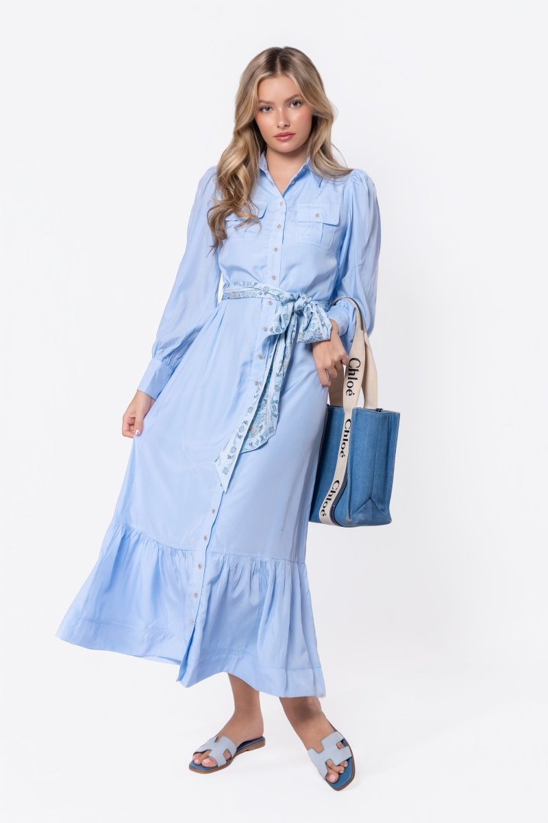 Alex Dress 53" (Light Blue)