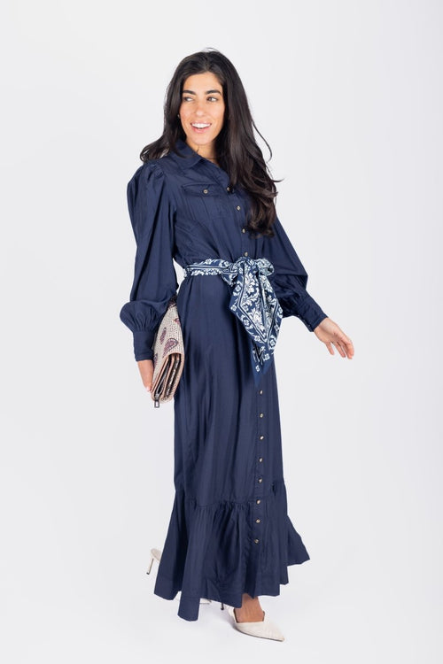 Alex Dress 53" (Navy)
