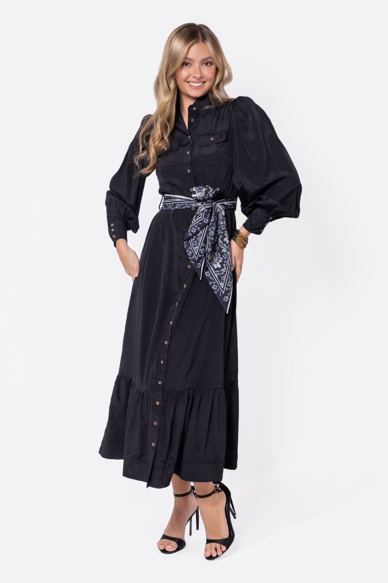 Alex Dress (Black) 53"