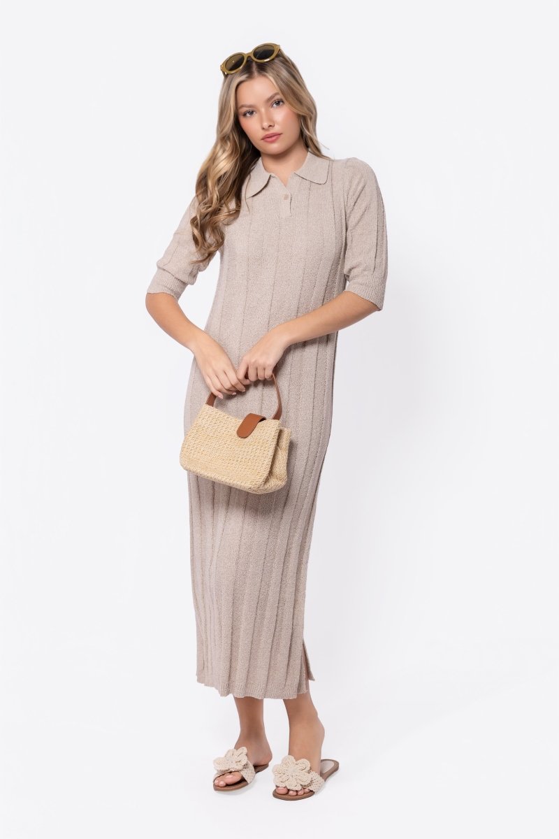 Amara Dress (Beige)