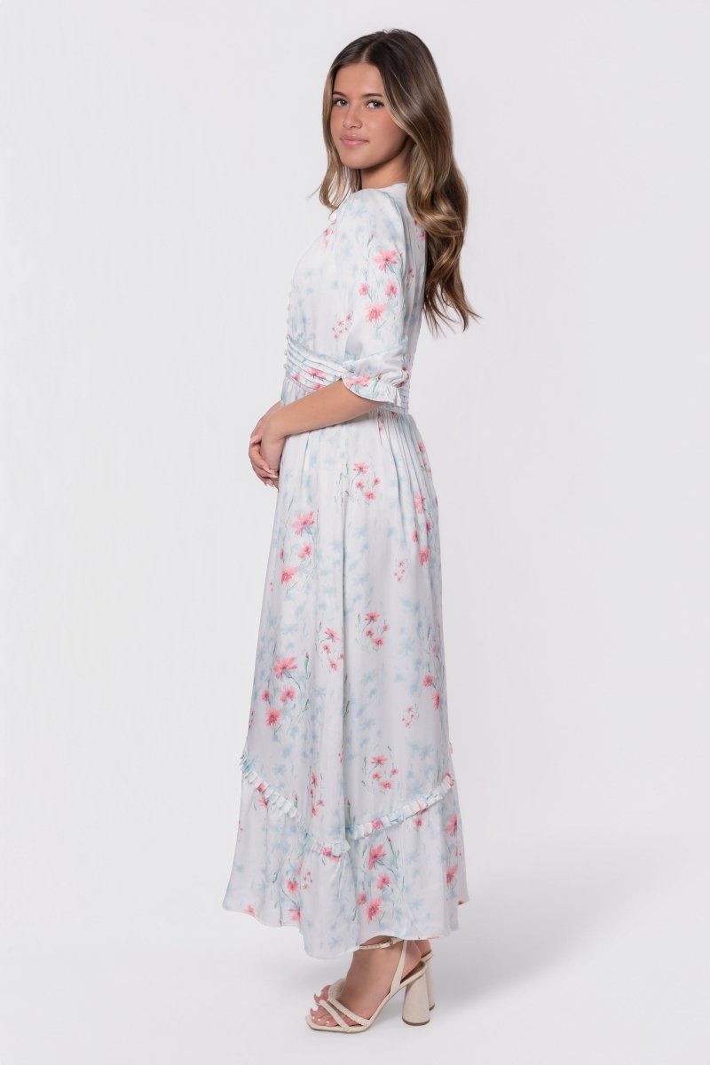 Amelia Dress (Ivory Ground)