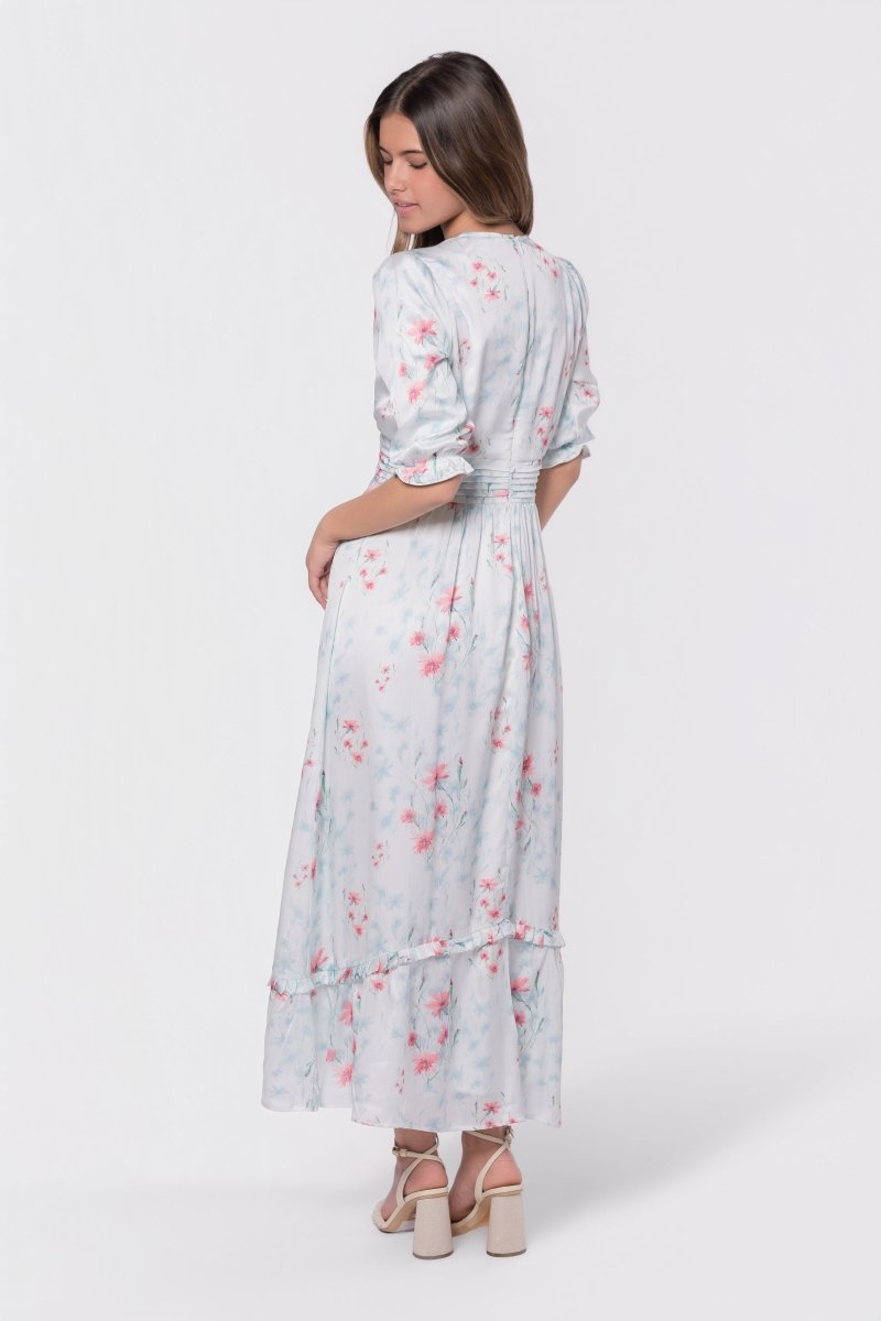 Amelia Dress (Ivory Ground)