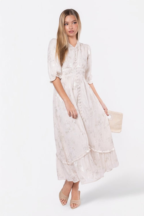 Amelia Dress (Sage Flower)