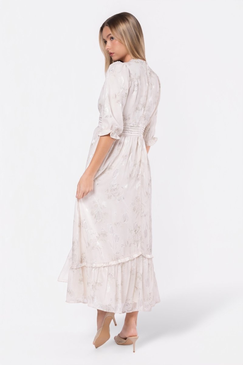 Amelia Dress (Sage Flower)