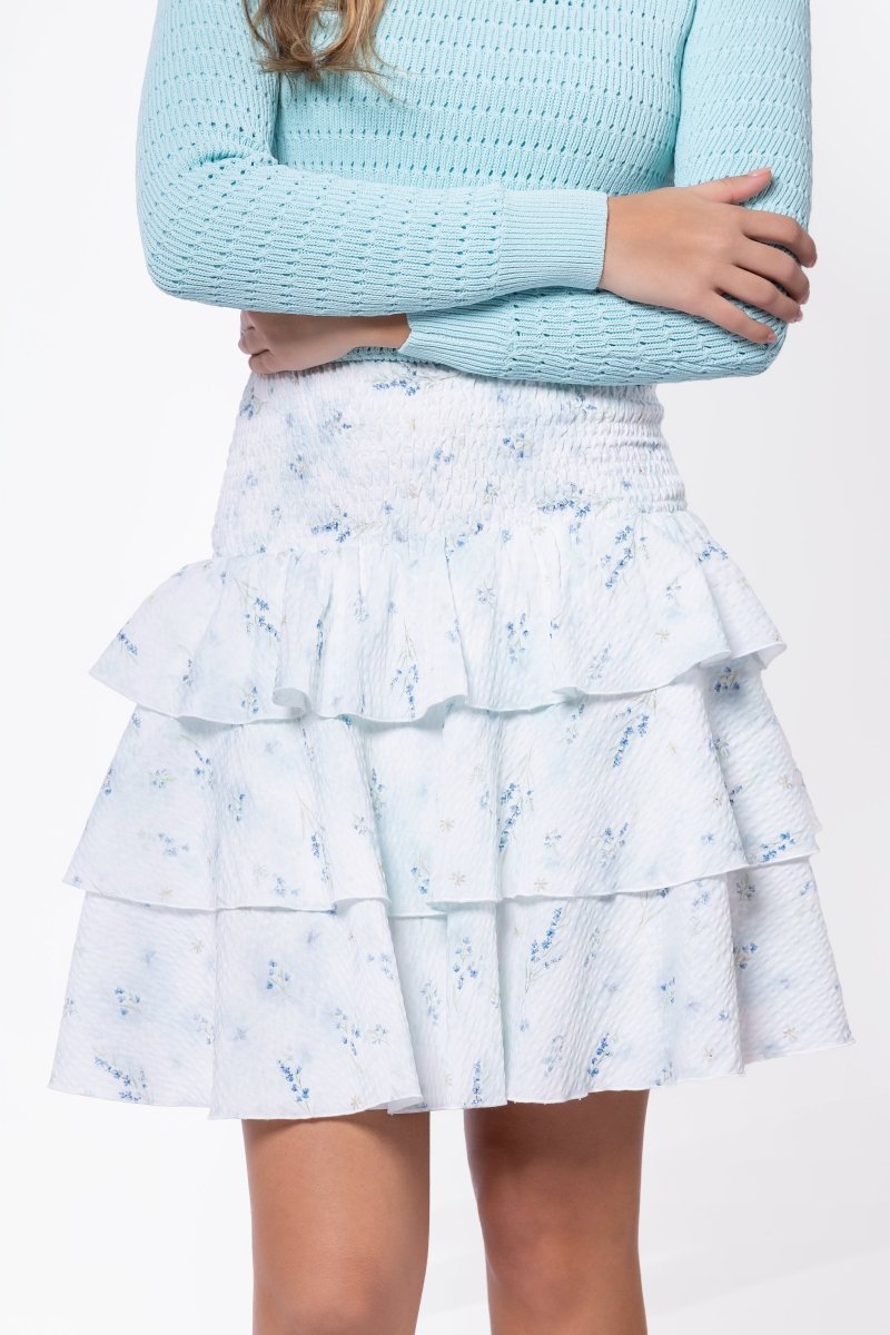 Ana Skirt (Blue Flower)