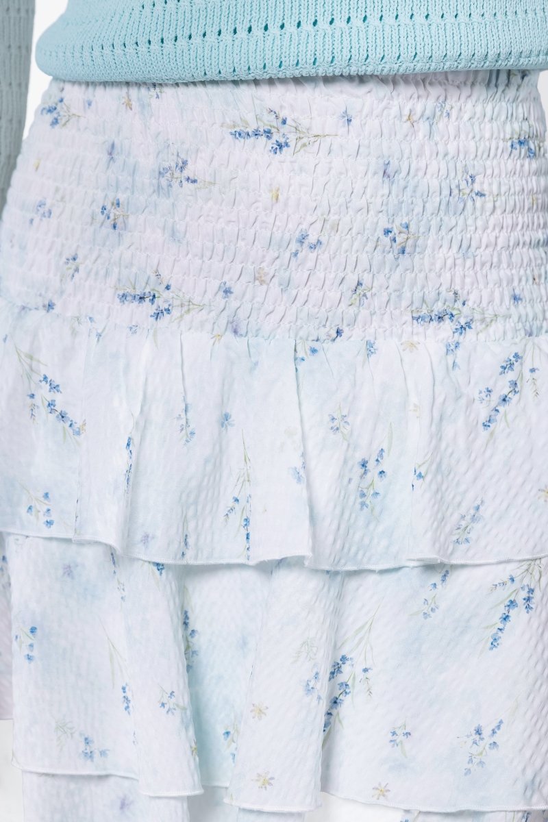 Ana Skirt (Blue Flower)
