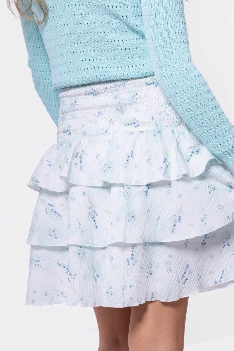 Ana Skirt (Blue Flower)