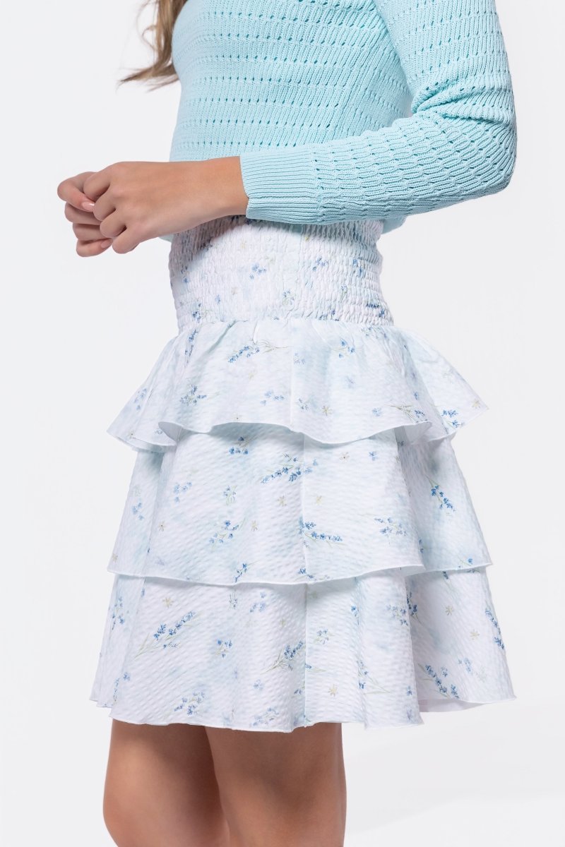 Ana Skirt (Blue Flower)