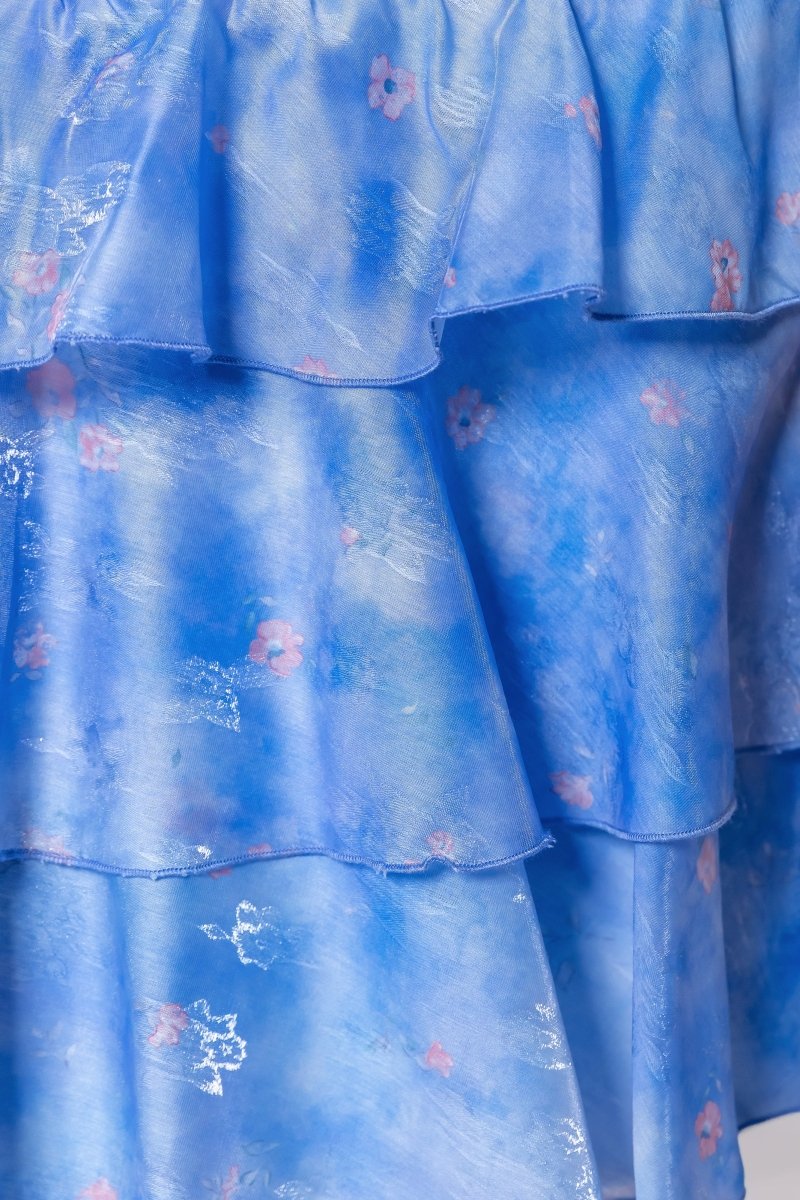 Ana Skirt (Blue Ground)