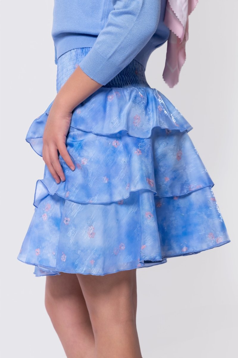 Ana Skirt (Blue Ground)