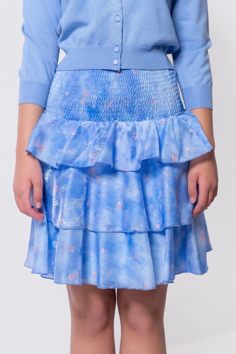 Ana Skirt (Blue Ground)