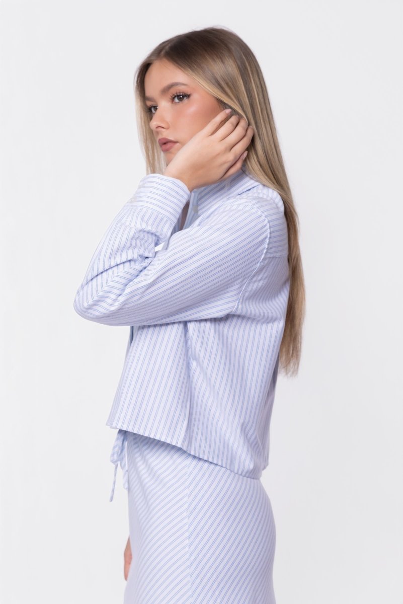 Anita Top (Blue Stripe)